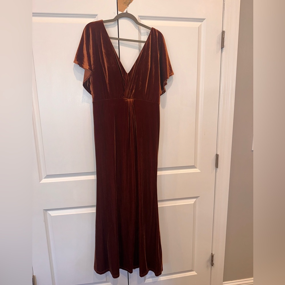 Copper/Rust Gown by Revelry